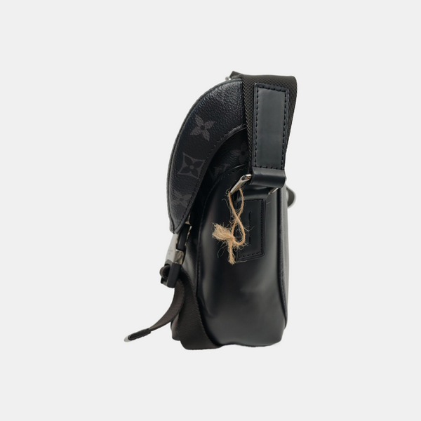 VOYAGER PM Monogram Coated Canvas Black