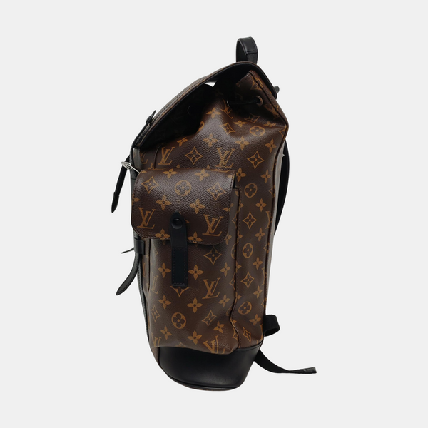 CHRISTOPHER PM Monogram Coated Canvas Brown