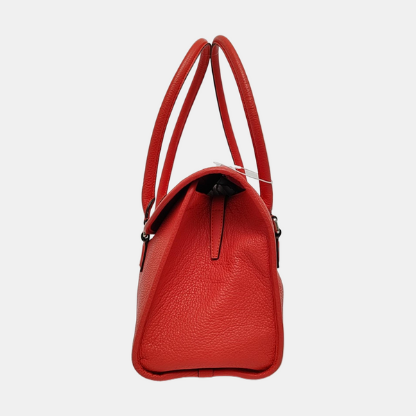 Calfskin Shoulder Bag Red