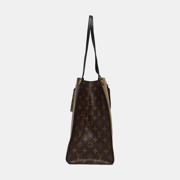 ONTHEGO GM Monogram Coated Canvas Brown