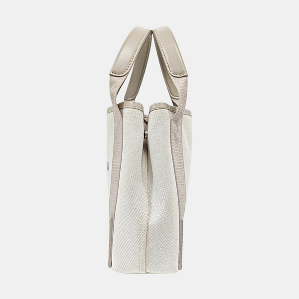 Navy Mini Canvas White