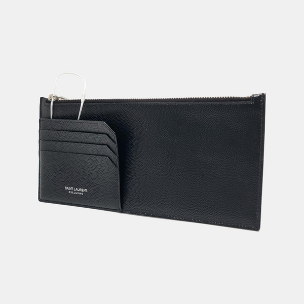 Calfskin Card Holder Black
