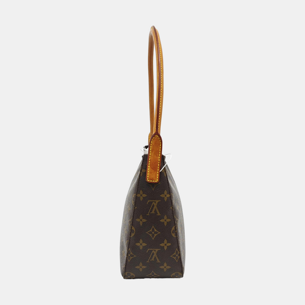 LOOPING MM Monogram Coated Canvas Brown