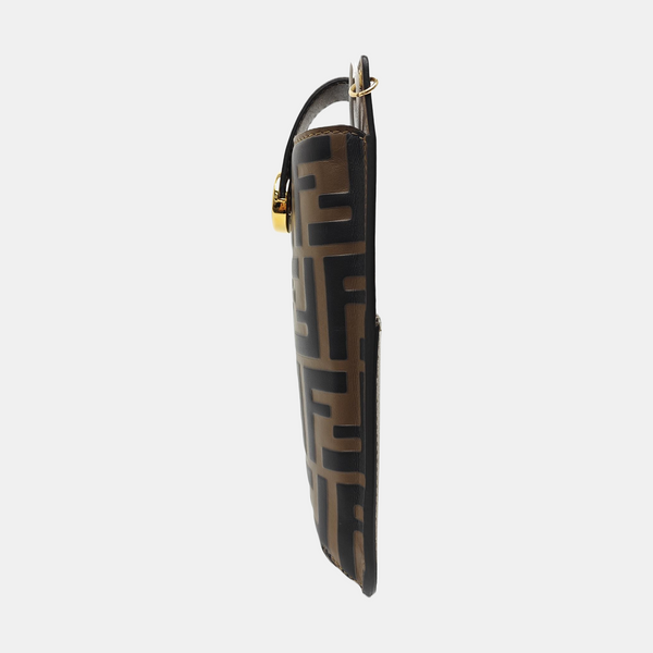 Calfskin Shoulder Bag Brown