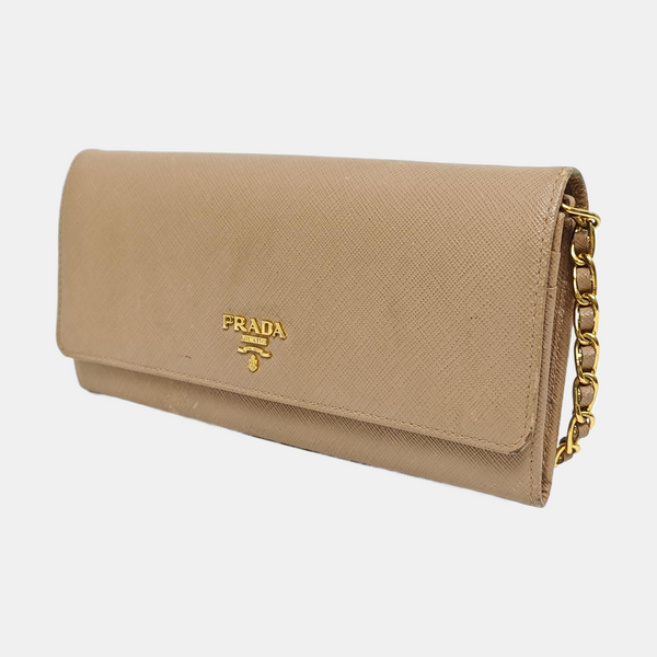 Mini Bag Saffiano Calfskin Beige