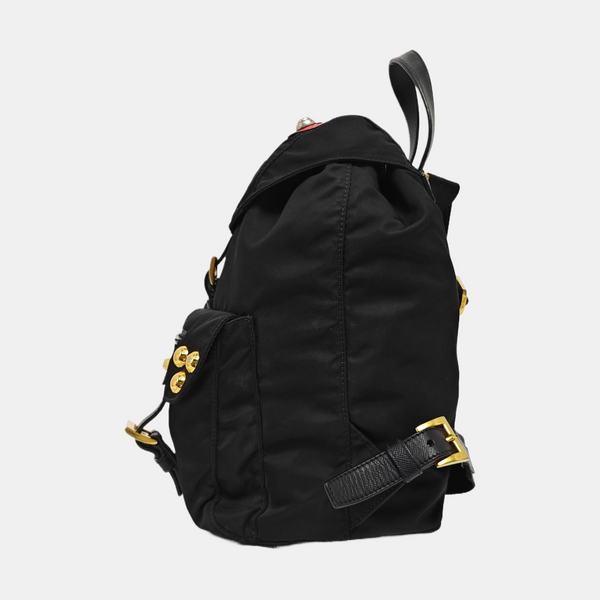 Nylon Backpack Black