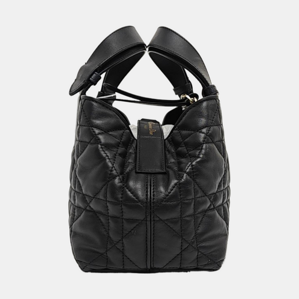 Toujours Small Cannage Calfskin Black