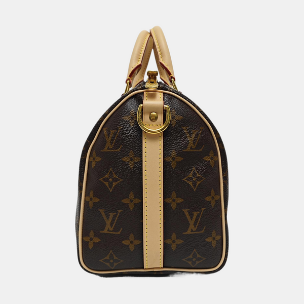 SPEEDY 25 Lona Monogram Revestida Marrón
