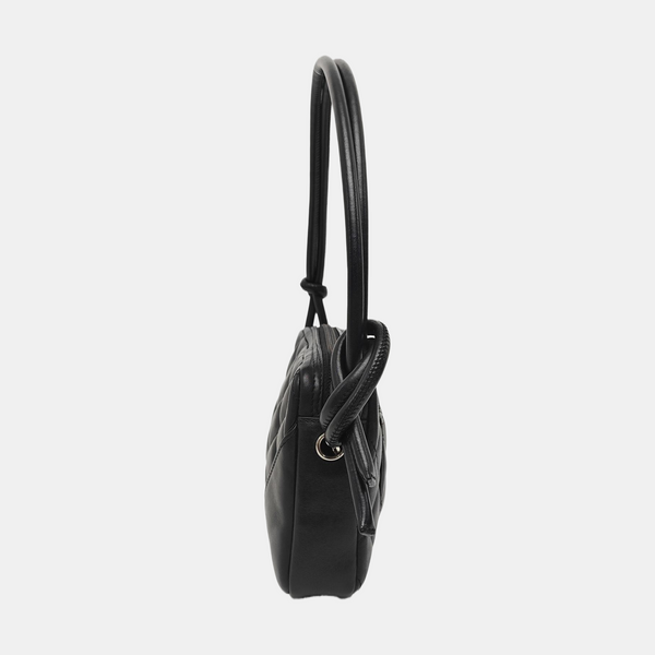 CAMBON Small Quilted Calfskin Black