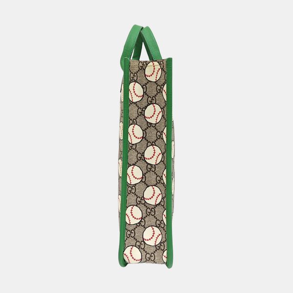 Coated Canvas Top Handle Bag Beige