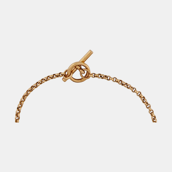 Hermes Ex-Libris 18k Rose Gold Bracelet