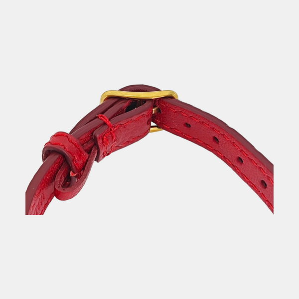 Leather Red Bracelet