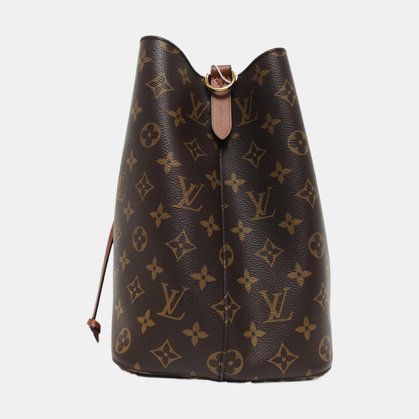 NÉONOÉ MM Monogram Coated Canvas Brown