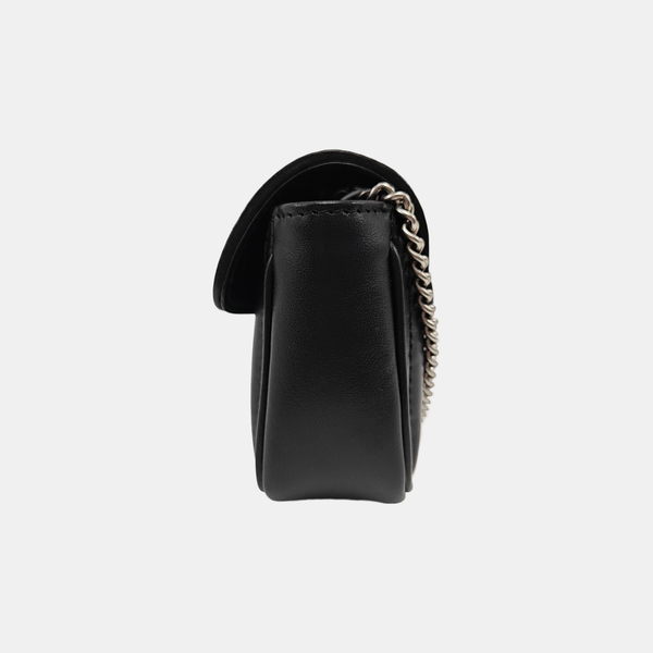 GG Marmont Mini Quilted Calfskin Black