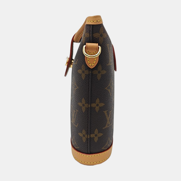 FOLD ME Monogram Coated Canvas Brown