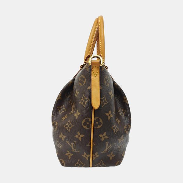 TURENNE PM Monogram Coated Canvas Brown