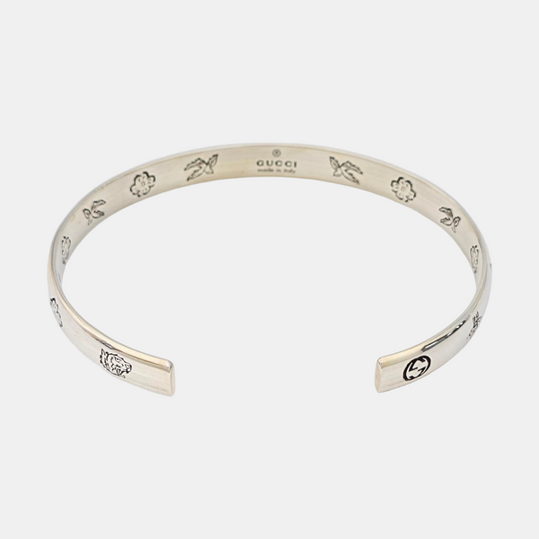 Blind For Love 925 Sterling Silver Bangle