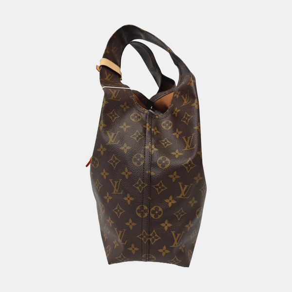 ATLANTIS Monogram Coated Canvas Brown