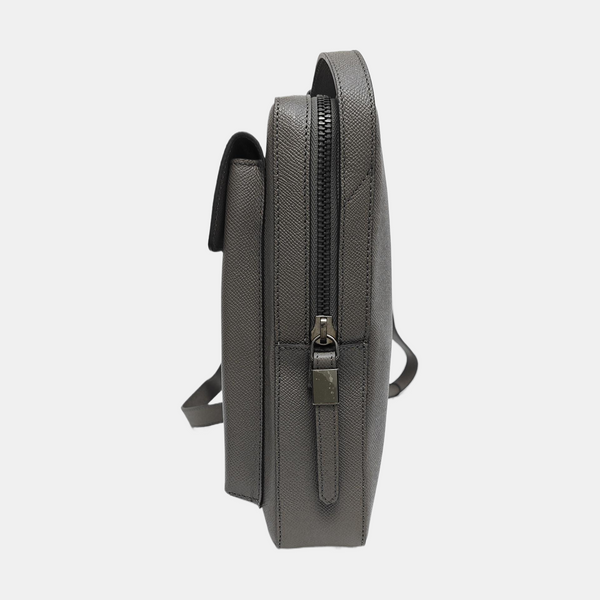 Calfskin Shoulder Bag Gray