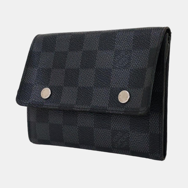 MODULABLE Damier Graphite Coated Canvas Black Wallet