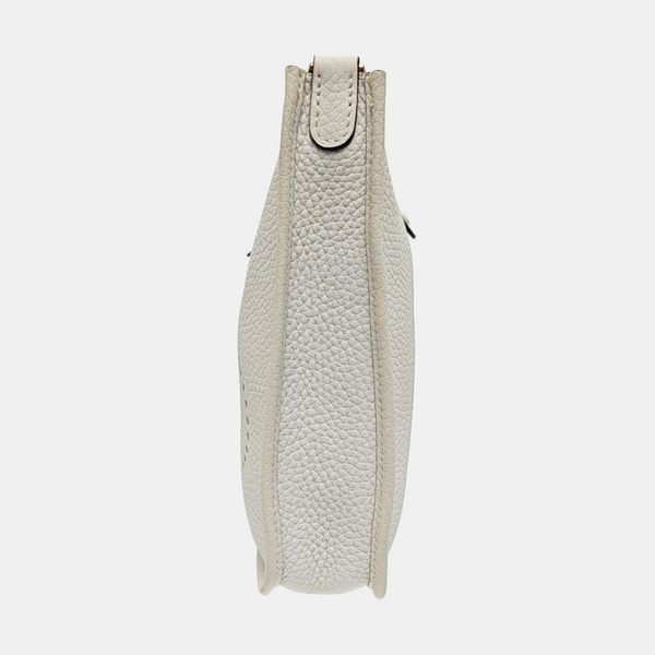 Authenticated pre-owned Evelyne TPM Clemence White - Shoulder Bag at Looply