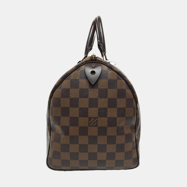 SPEEDY 30 Damier Ebene Coated Canvas Brown
