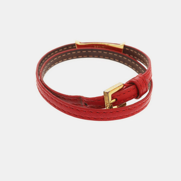 Leather Red Bracelet