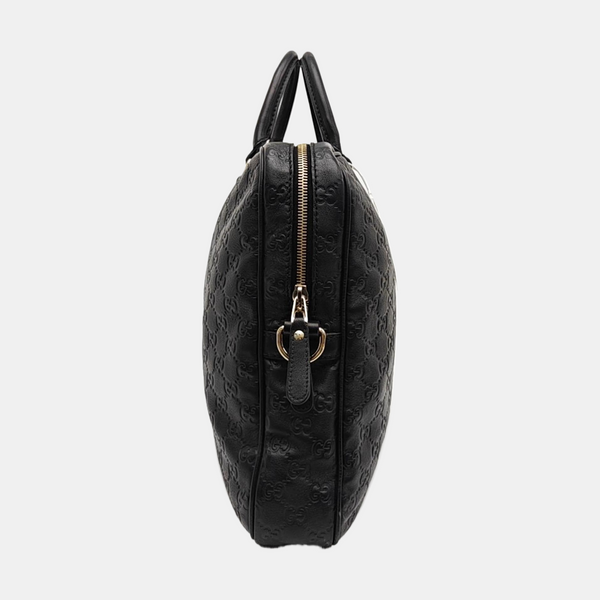 Signature Monogram Calfskin Black