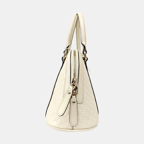 Microguccissima Monogram Calfskin Beige
