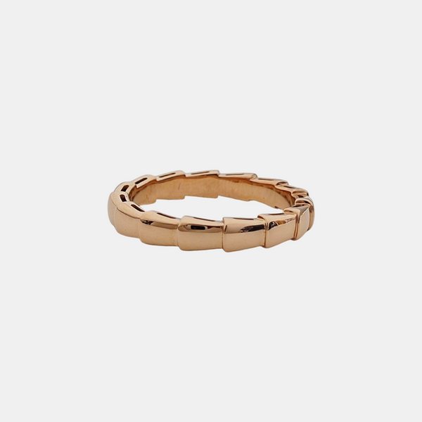 SERPENTI 18k Rose Gold Ring EU 57