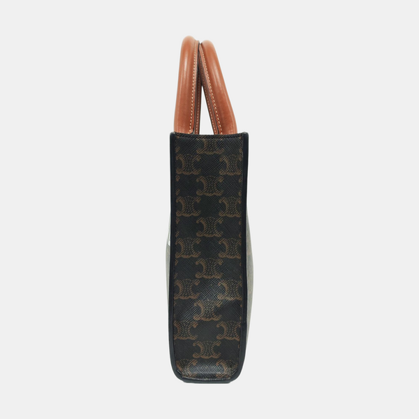 CABAS CELINE Mini Coated Canvas Brown