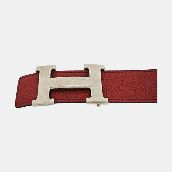Leather Belt Red