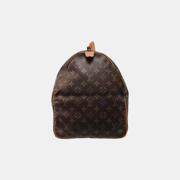 SAC SOUPLE 55 Monogram Coated Canvas Brown