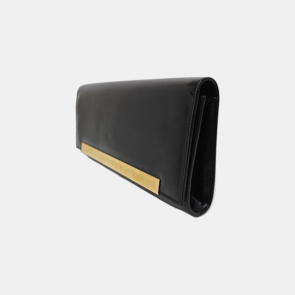 Calfskin Clutch Black