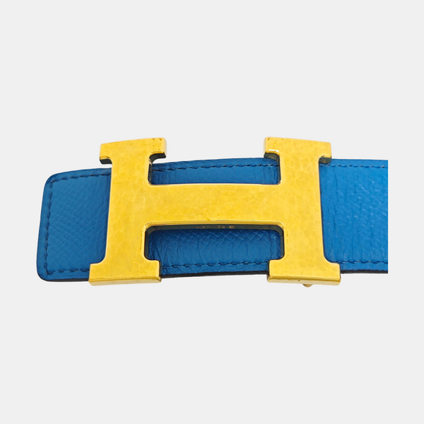 Leather Belt Blue