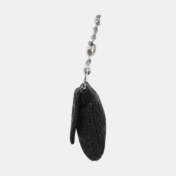 Crystal Lambskin Black