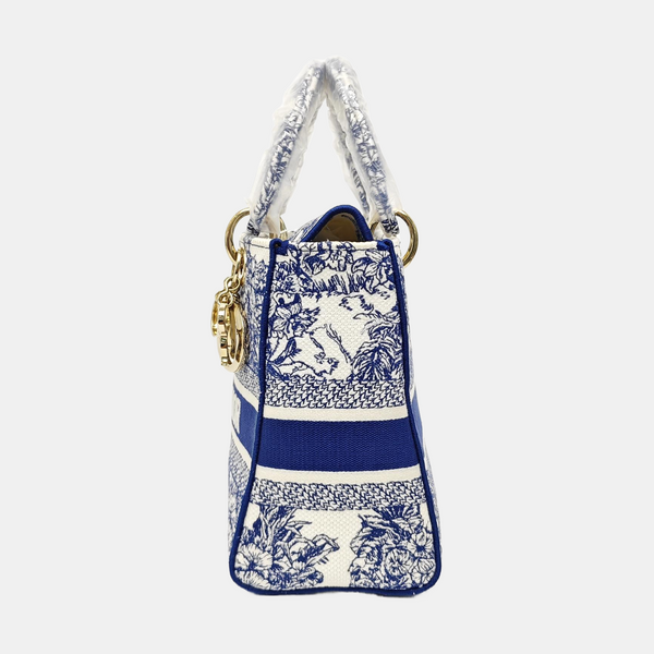 Lady D-Lite Medium Canvas Blue