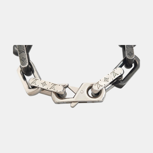 MONOGRAM CHAIN Metal Silver Bracelet