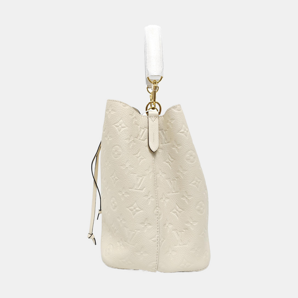 NÉONOÉ MM Monogram Calfskin White