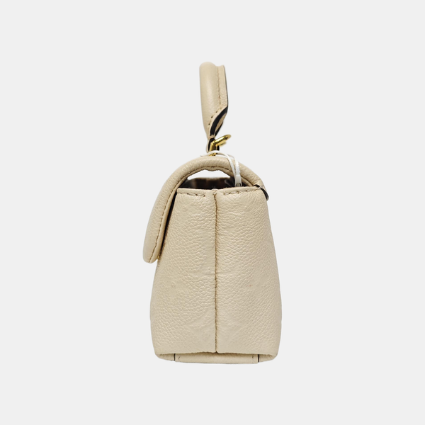 NANO MADELEINE Nano Monogram Calfskin Beige