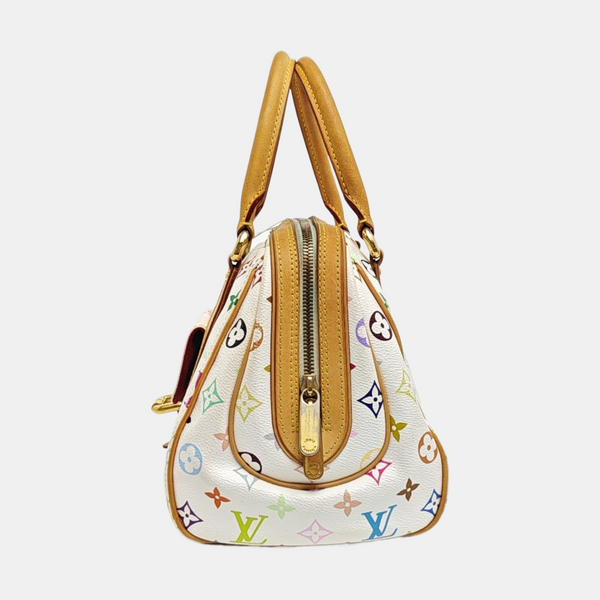 LV × TM PRISCILLA Monogram Coated Canvas White