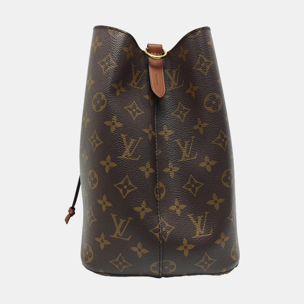 NÉONOÉ MM Monogram Coated Canvas Brown