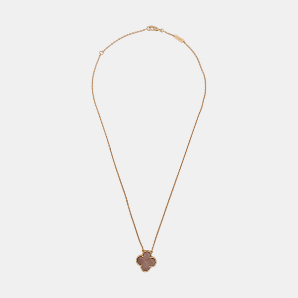 Vintage Alhambra 18k Rose Gold Necklace