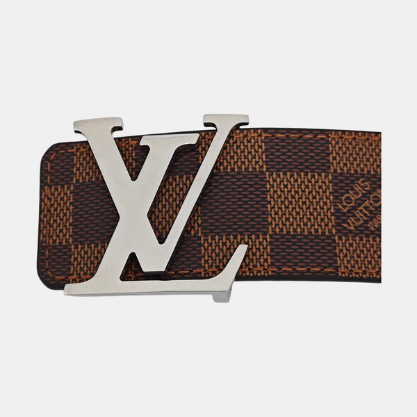 Coated Canvas Belt Brown
