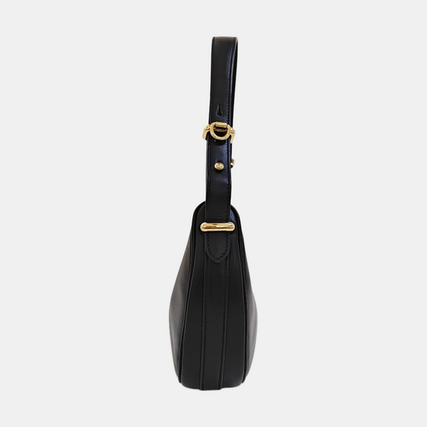 Calfskin Shoulder Bag Black