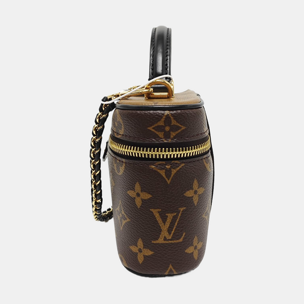 Vanity Chain Pouch Monogram Coated Canvas Brown
