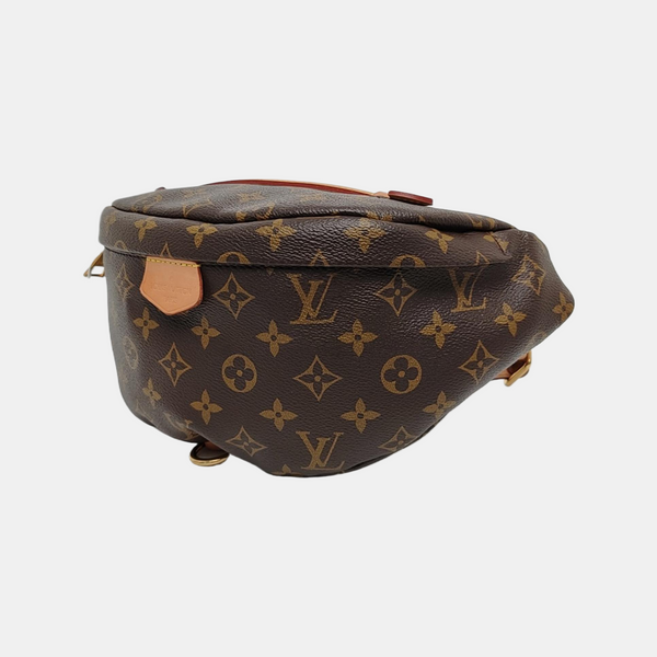 BUMBAG Monogram Coated Canvas Brown