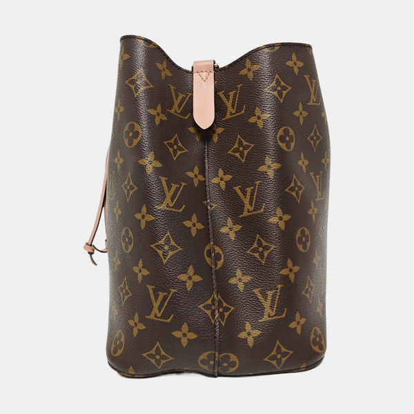 NÉONOÉ MM Monogram Coated Canvas Brown