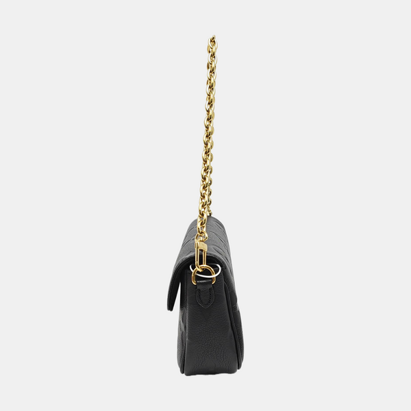 IVY Monogram Calfskin Black