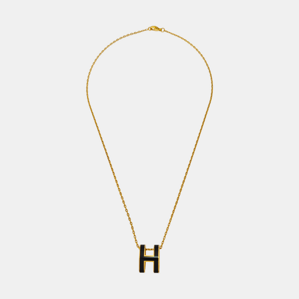 Pop H Metal Gold Necklace